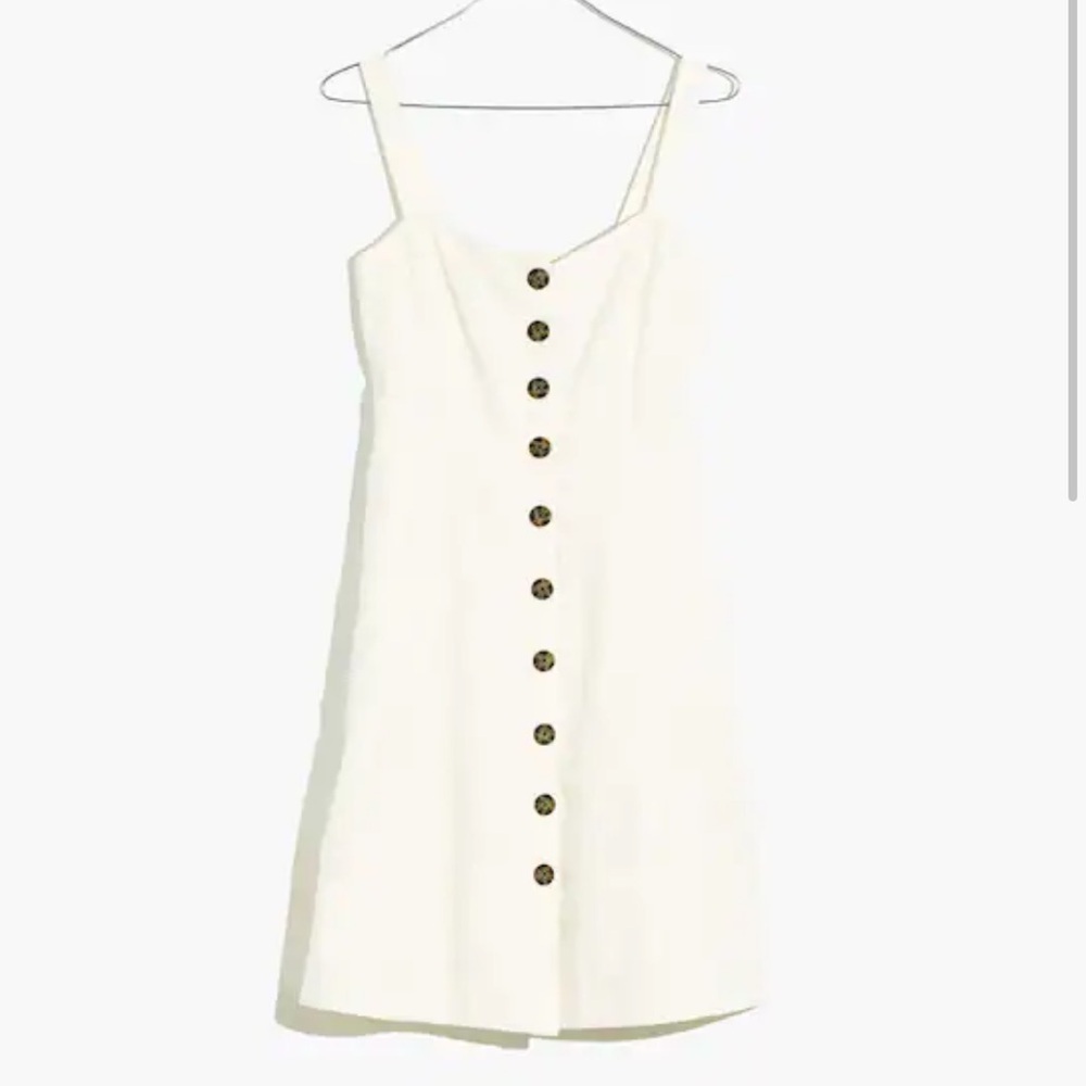 Madewell Button-Front Tank Dress
